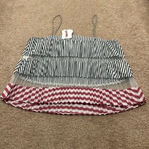 NWT Club Monaco striped tank top